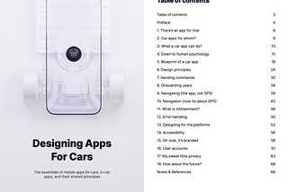 Insights into the Future of Car Design from “Designing Apps For Cars”