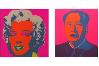 Andy Warhol prints by Sunday b. Morning