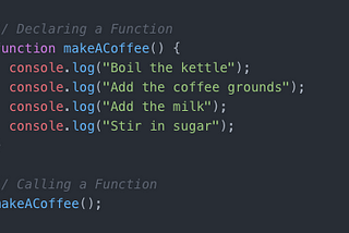 Functions — As essential to Javascript as Ants are to a Picnic.