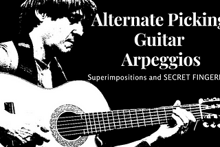 Alternate Picking Arpeggios on Guitar