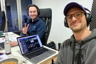Fanzone co-founders Claudio weck and Björn Hesse answering user questions on Discord.
