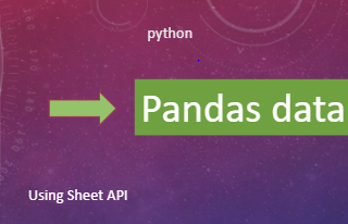 Google spreadsheet as pandas data frame