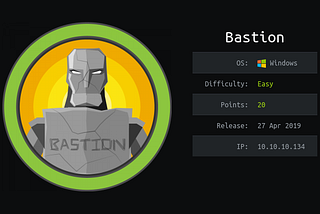 Bastion — HackTheBox Machine Write-up