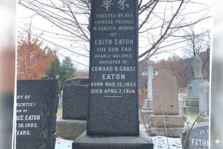 Grave of Edith Eaton.