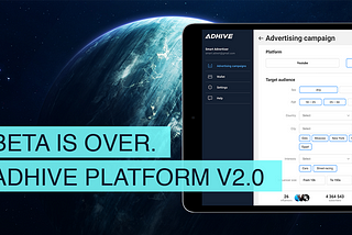 Beta is over. AdHive v2.0 — official release.