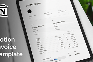 Notion Invoice Template for Free