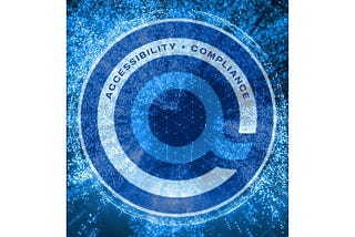 Book cover for ‘Digital Accessibility and Compliance: WCAG, Audits, VPATs, and More’ by Kris Rivenburgh, featuring a circular design with blue gradients and digital particle effects.
