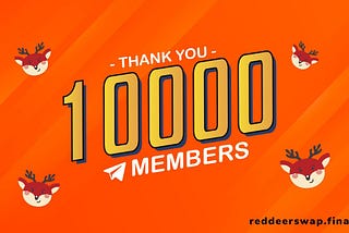 🔥1️⃣0️⃣0️⃣0️⃣0️⃣ RedDeer Members reached🔥 Yeahhhhhh