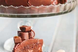 Rolo Chocolate Brownie Cake