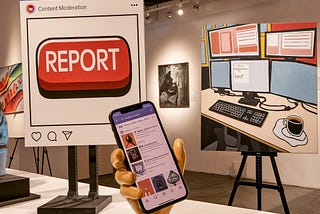 Content Moderation Art Exhibit Opens In San Francisco