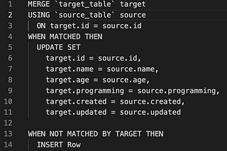 Optimize MERGE job in BigQuery