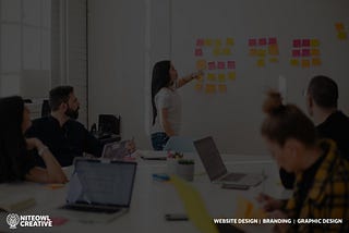 Web team planning accessible and user friendly websites