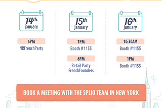Why should retailers meet Splio at the NRF ?