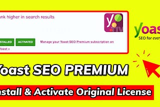 How To Install and Configure Yoast SEO Premium For Lifetime