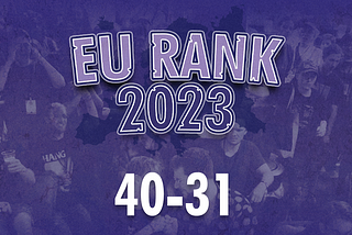 EURank 2023: 40–31