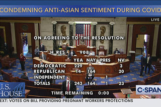 House passes resolution condemning anti-Asian discrimination during pandemic