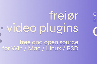 Frei0r — the free and open-source video effect preservation project