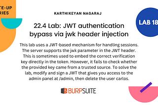 22.4 Lab: JWT authentication bypass via jwk header injection
