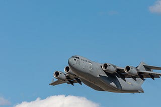 photo of USAF aircraft Photo by Nick Morales on Unsplash; posted on mickey markoff 2022 article on military aircraft