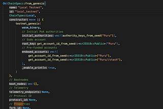 Finding missing Native Currency Symbol from Substrate Framework