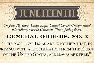 Juneteenth: Celebrate the Moral Moment