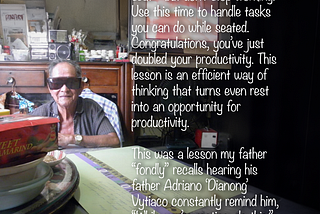 Lessons from my Father