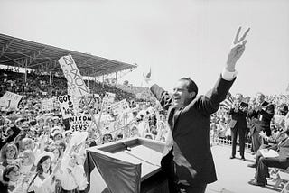 Shady funds through foreign powers, digging up dirt, and an election won: the Nixon playbook
