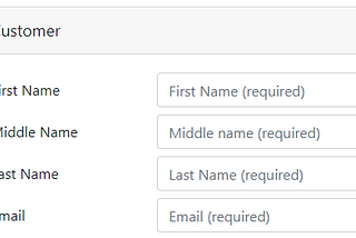 Reactive Form and Validation — Part 1