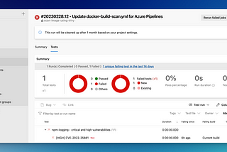 Scanning container vulnerabilities and publishing the results using Trivy in Azure DevOps