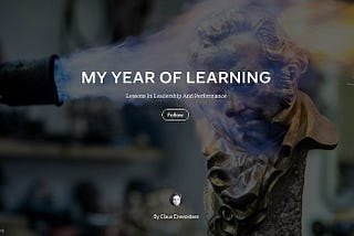 My Year of Learning: Lessons in Leadership and Performance