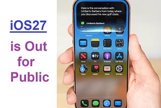 No need for developer account to test the new iOS27 Features
