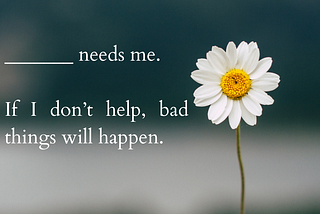 Self-Defeating Belief #3
