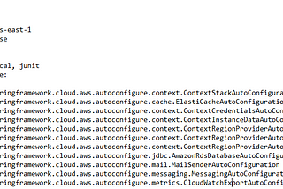 Exclude aws dependencies from spring boot autoconfiguration using application.yml