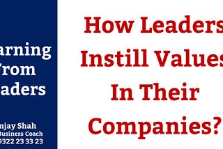 The values of an organization have to be reinforced by its leaders. Leaders at Toyota show us how to do it. hashtag#LearningFromLeaders hashtag#Leadership hashtag#entrepreneurship hashtag#BusinessLessons