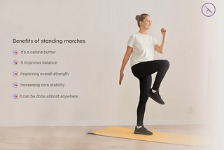 Standing Marches — A Simple Warm Up Exercise