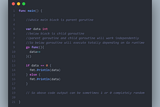 A Glimpse of Concurrency in Go