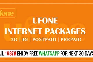 Best Ufone Packages List 2021 UPDATED