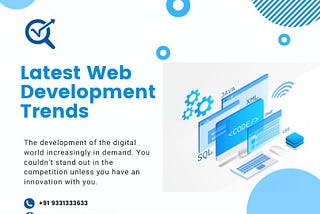 What are the current trends in web development?