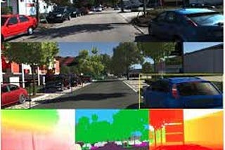 Monocular depth estimation and object detection