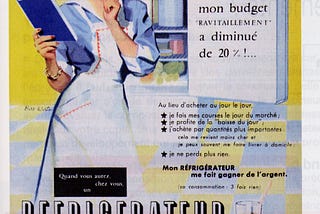 Introduction à la publicité des années 50 — Analyse sémiotique d’une affiche