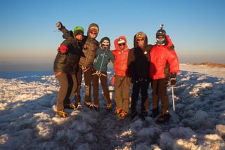 Top Moment: Summit of Rainier July 21st.