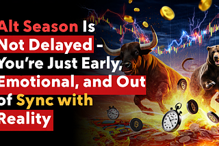 Alt Season Is Not Delayed — You’re Just Early, Emotional, and Out of Sync with Reality
