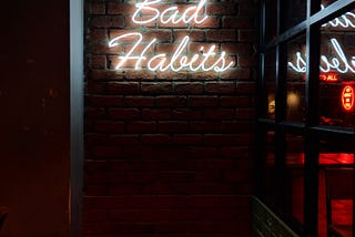 Break a bad habit using this simple formula