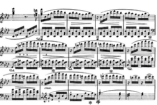 playing and practicing Beethoven