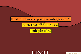 A number theory problem from the Harvard-MIT Mathematics Tournament