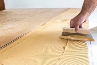 Different types of flooring adhesives