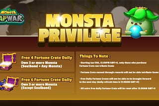 Monsta Privilege: Use Your Monsta!