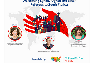 WELCOMING SYRIAN, AFGAN & OTHER REFUGEES TO FLORIDA