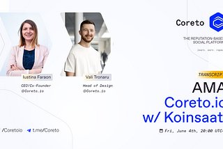 Coreto.io x Koinsaati — AMA Transcript