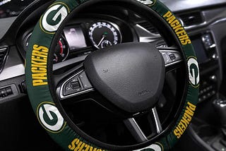 Green Bay Packers NFL Steering Wheel Cover